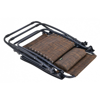 Leżak do ogrodu i na plażę Czekoladowy + Zagłówek + Podstawka + Regulacja nachylenia